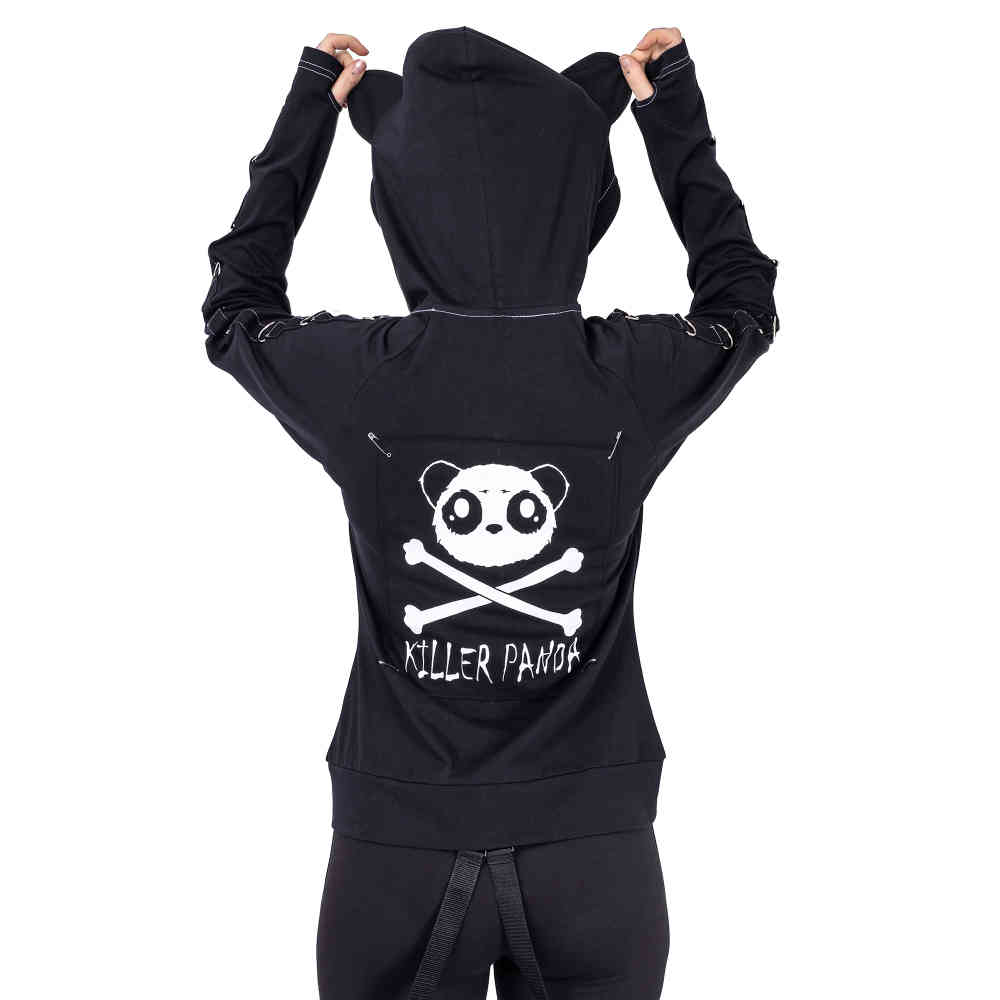 Killer Panda - KP VOID Zip hoodie - Black